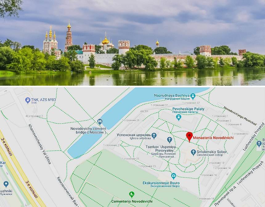 El Convento de Novodévichi, un destino imperdible si visitas Moscú