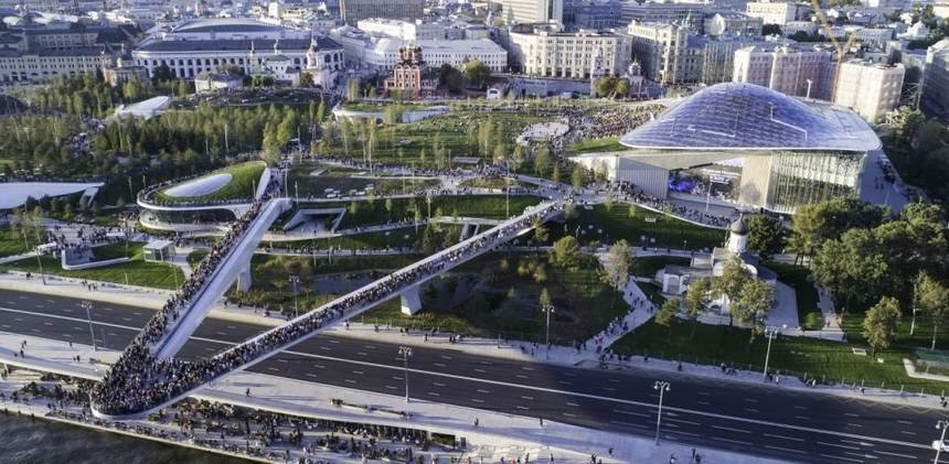 Parque Zaryadye, El encanto del parque Zaryadye de Moscú